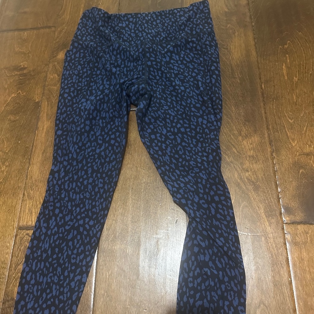 Athleta ultra high waste stash leggings leopard